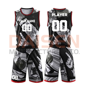 Conjunto de Uniforme de Baloncesto Ligero y Transpirable, Sin Mangas, Ropa Deportiva Personalizada para Entrenamiento y Práctica en Equipo - Product Image 4