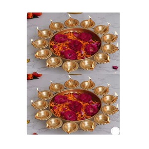 Bol à bougie en métal, décoration de centre de table pour salle à manger, avec un style rustique vintage élégant pour la décoration de la maison - Product Image 5