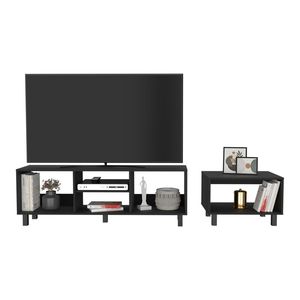 2 pezzi Millville Set da salotto nero - Product Image 4