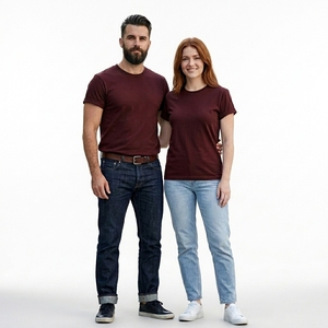 T-shirt homme surdimensionné à épaules tombantes avec logo imprimé DTG personnalisé de haute qualité, effet délavé, jersey unisexe, fabricants OEM ODM - Product Image 2