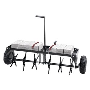 Aeratore Manuale per Prato da 40 Pollici con Attacco Universale, Aeratore a Spuntoni in Ferro da Trainare, Strumento per Aerazione Alternativo - Product Image 1