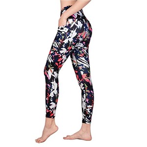 Leggings Transpirables de Buena Elasticidad hasta la Pantorrilla, con Bolsillos Laterales de Malla, Pantalones de Yoga Ajustados para Mujer - Product Image 4