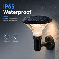 Lampe murale solaire extérieure personnalisée OEM, lampe murale de jardin LED étanche, prix direct d'usine