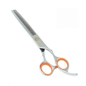 Ciseaux professionnels pour laisser des mèches, en acier inoxydable, ciseaux texturisants pour droitiers, 28 dents, manche long, pour coiffeur - Product Image 2