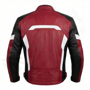 Veste de moto en cuir véritable pour homme de qualité supérieure, nouvelle arrivée, vestes de moto d'hiver, protections amovibles, personnalisables - Product Image 2