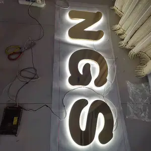 Custom Led Backlit Acrylic Letter Sign 3D Letter Lights Backlit Channel Led Letter