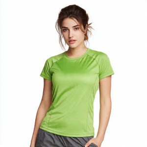 Camisetas Deportivas para Mujer, para Correr, Verano, Entrenamiento Atlético, Impresión por Transferencia, Secado Rápido, Ecológicas, 100% Poliéster - Product Image 2