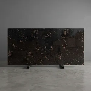 Dalles de pierre naturelle polie en granit brun de qualité supérieure pour comptoirs de cuisine, revêtements de sol, revêtements muraux et intérieur - Product Image 3