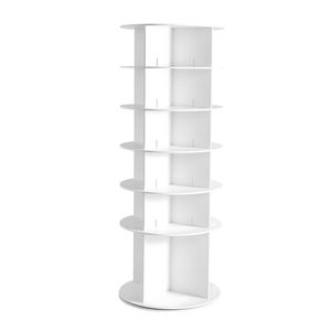 6 Tiers Freestanding Lazy Susan 360 Degrees Rotating <b>Shoe</b> <b>Rack</b> Tower Aluminium Revolving <b>Storage</b> Carousel Display for <b>Shoes</b> - Product Image 2