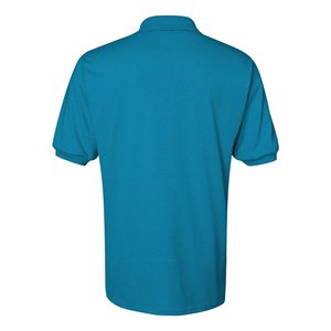 Chemise pour homme en piqué 100% coton, imprimée avec une marque personnalisée, unie, anti-froissement, manches courtes, de haute qualité, style golf, tricotée, 220g - Product Image 2
