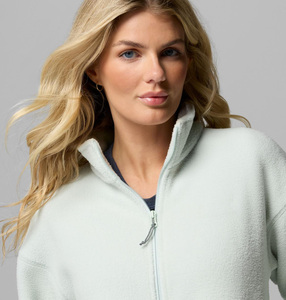 Veste en polaire sherpa pour femme de qualité supérieure, manteau d'hiver doux et chaud, veste décontractée à fermeture éclair intégrale, veste d'extérieur surdimensionnée, fabricant OEM personnalisé - Product Image 6
