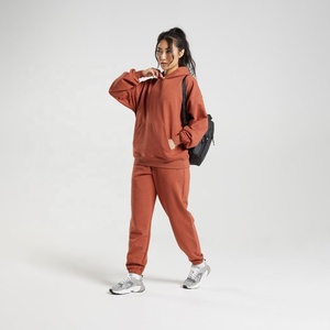 Sweat-shirts à capuche personnalisés en coton tricoté de haute qualité pour femmes, mode d'hiver, logo avant écologique, toutes les couleurs en stock - Product Image 4