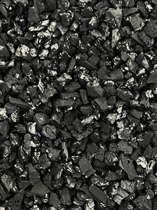 Charbon actif noir brillant en granulés irréguliers, morceaux de charbon en vrac pour la récupération de l'or et la purification de l'eau GEEWIN - Product Image 1