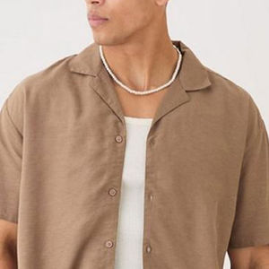 Conjunto de Pantalones Cortos de Verano para Hombre, con Logotipo Impreso Personalizado, de Alta Calidad, Color Sólido, Largo hasta la Rodilla, Venta al Por Mayor de Fábrica, 100% Algodón - Product Image 4