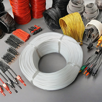 Cables de Compensación para Termopares Industriales, Conductor de Cobre Trenzado, Aislamiento de PTFE, 0.1mm 24 AWG 300V 250C IP20