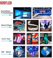 Écran LED incurvé flexible rond personnalisé en gros pour l'extérieur et l'intérieur