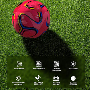 Ballon de football hybride, accessoires sportifs les plus vendus, matériau durable, taille personnalisée - Product Image 4