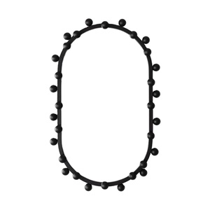 <b>Black</b> Modern Frame <b>Mirror</b> Living Room Mounted Vanity <b>Mirror</b> For Wall Decorative <b>Large</b> Frame Elegant <b>Mirror</b> For Home Decors - Product Image 1