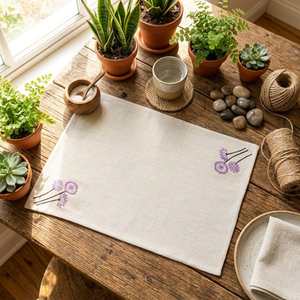 Artisan Cotton Table Mat | Handmade Dining <b>Placemat</b> for Hotel Restaurant | Wholesale Durable Washable Reusable Eco Friendly Mat - Product Image 4