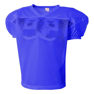 Maillot de football américain personnalisé en mesh à col en V, manches courtes, respirant, pour homme adulte, vêtements de sport pour équipe - Product Image 4