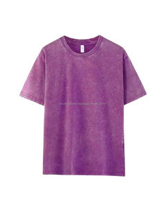 T-shirt à motif brodé avec lettrage formel pour homme 100% coton tricoté sérigraphie solide style court - Product Image 3