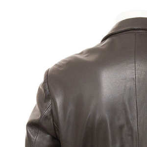 Veste d'hiver pour homme en cuir de vache véritable, imperméable, coupe-vent, respirante, style streetwear, fabriquée par un fabricant professionnel - Product Image 4