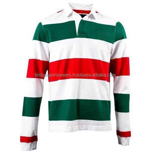 Maillot de rugby unisexe personnalisé avec impression graphique, 100 % polyester, grandes tailles, tenue d'équipe - Product Image 1