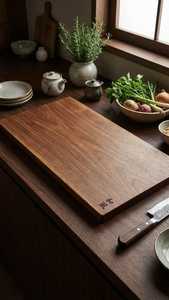 Handmade Custom Wooden Rectangular Shape Polished Eco-Friendly Chopping Blocks <b>Butcher</b> Board With Universal Overseas INDIA - Product Image 5