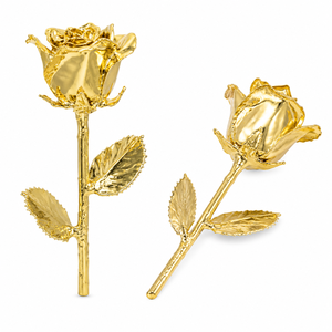 24k Gold Rose Dipped Real Flower Luxury Gift <b>Box</b> for Valentines Day Anniversary Mothers Day Preserved Gold Plated Eternal Rose - Product Image 1