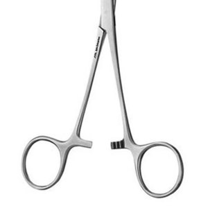Pinzas para Ducto Biliar de Grado Quirúrgico de Alta Calidad, 6.125 Pulgadas de Largo, No Estériles, con Bloqueo de Trinquete, Curvas, Equipo Médico para Microcirugía - Product Image 2