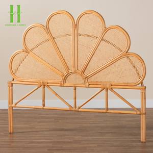 Muebles de Dormitorio Ecológicos de Ratán, Cabecera de Cama de Ratán Natural, Tamaño Personalizable, Cabecera en Forma de Flor, Ratán 2026 - Product Image 6