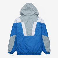 Veste coupe-vent personnalisée pour homme Starter, style universitaire |   Veste légère imperméable à capuche avec fermeture éclair |   Logo personnalisé en gros