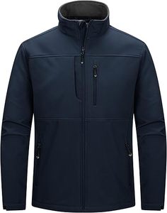 Mens softshell jacket lightweight breathable <b>waterproof</b> windproof <b>warm</b> and durable perfect for outdoor sports - Product Image 1