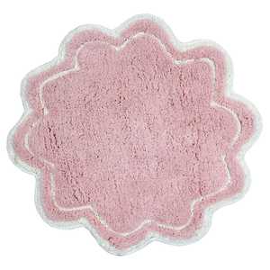 100% Cotton Tufted Round Bath <b>Rug</b> Soft Absorbent Handmade Bathroom Mat Washable <b>Boho</b> Bath <b>Rug</b> - Product Image 3