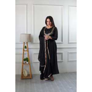 Vestido de fiesta para mujer de diseñador con pantalón y Conjunto elegante de Dupatta - Product Image 3