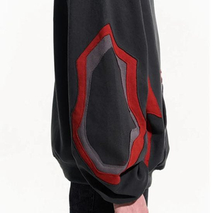 Sweat-shirt à capuche pour hommes, vente en gros, couleur unie, décontracté, respirant, avec logo personnalisé - Product Image 5