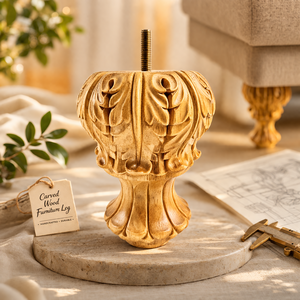 Luxury Carved Wood <b>Sofa</b> Legs Replacement Furniture Feet Solid Wooden Cabinet Table Chair Legs Manufacturer - Product Image 4