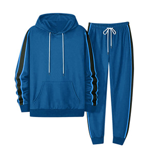 Trajes Deportivos de Invierno para Hombre, de Alta Calidad, Corte Regular, Algodón Transpirable, Ligero, Ecológico, con Forro Polar, para Correr, Tallas Grandes, Nuevo - Product Image 1
