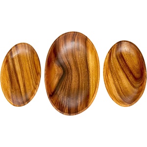 100% Ensemble de bol à salade et à fruits en bois d'acacia Bol à pâte en bois de haute qualité pour la maison Hôtel Restaurant Utilisation Produit en gros - Product Image 5