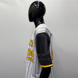 New Arrival Men's Summer Breathable Short Sleeve <b>Baseball</b> Jersey Custom Name Printed 100% Polyester Fabric Best Price - Product Image 5