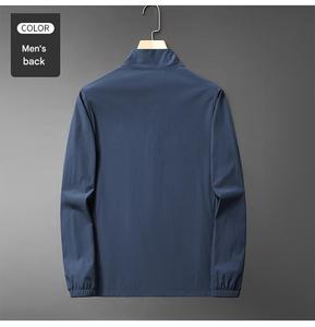 UPF50+ Waterproof Windproof Eco-Friendly Men's <b>Winter</b> <b>Quilted</b> Jacket Canvas & Nylon Fabric Stand Collar Zipper Closure - Product Image 1