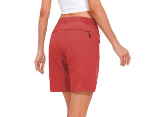 Shorts de bain décontractés en polyester souple, sublimés, pour la randonnée, pour femmes, élégants et polyvalents, taille haute - Product Image 6