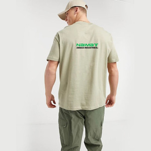 เสื้อยืดคอกลมทรงเข้ารูปพรีเมียมสำหรับผู้ชาย ผ้าฝ้ายหวีเนื้อนุ่ม ระบายอากาศได้ดี เสื้อผ้าผู้ชายสำหรับฤดูร้อน รุ่นพื้นฐานที่ต้องมี - Product Image 3