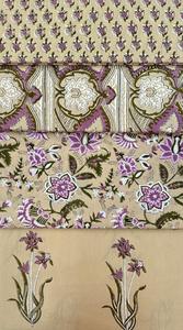 Tela de algodón estampada Sanaganeri, suave, premium, ligera, estampada a mano, lista para exportación a granel, proveedor mayorista. - Product Image 3