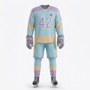 Uniforme de hockey sur glace de haute qualité, matière légère et respirante, maillot et bas conçus pour le confort, la performance et l'usage quotidien. - Product Image 1