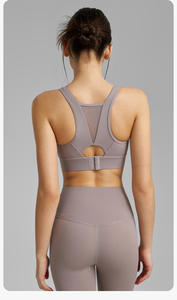 Conjunto de Yoga de 2 Piezas para Mujer, Talla Grande, Corte Ajustado, Transpirable, de Secado Rápido, Ligero, Ecológico, de Spandex/Nailon, Color Sólido, para Gimnasio y Actividades al Aire Libre - Product Image 3