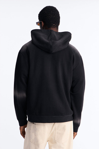 Sudadera con capucha unisex Y2K de Navidad, estilo vintage lavado, oversize, con cremallera, forro polar, corte holgado, efecto desgastado, 100% algodón para invierno - Product Image 5