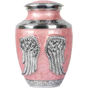 Urna Funeraria Aria Banyan Tree de Aluminio Plateado, Estilo Americano de Primera Calidad a un Precio Razonable, Hecha a Mano en India - Product Image 3