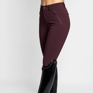 High Quality 4-way Stretch Horse Riding Breeches <b>Leggings</b> Tights <b>Equestrian</b> Wear Pants on Technical Fabric with Soft Feel - Product Image 2