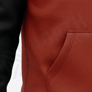 เสื้อฮู้ดดี้ผ้าฝ้ายหนาน้ำหนักมากทรงโอเวอร์ไซส์ สไตล์พูลโอเวอร์ สำหรับผู้ชาย ผู้ผลิตเสื้อผ้า รับออกแบบโลโก้ตามสั่ง เสื้อฮู้ดดี้สีพื้นสำหรับฤดูหนาว - Product Image 5